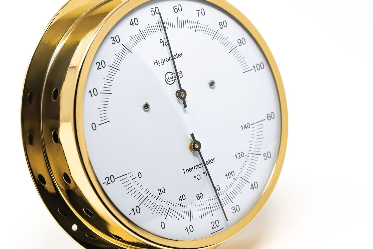 3457-007 BARIGO VIKING 930MS Comfortmeter aus poliertem Messing BARIGO VIKING 930MS Comfortmeter in polished brass