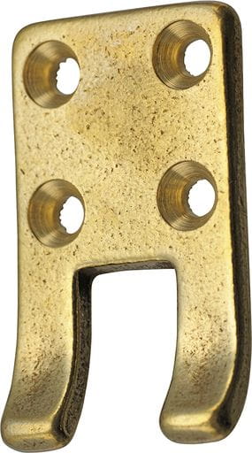 1857*03 Zackenplatte Messing für Klappbolzenverschluss Zackenplatte Messing für Klappbolzenverschluss