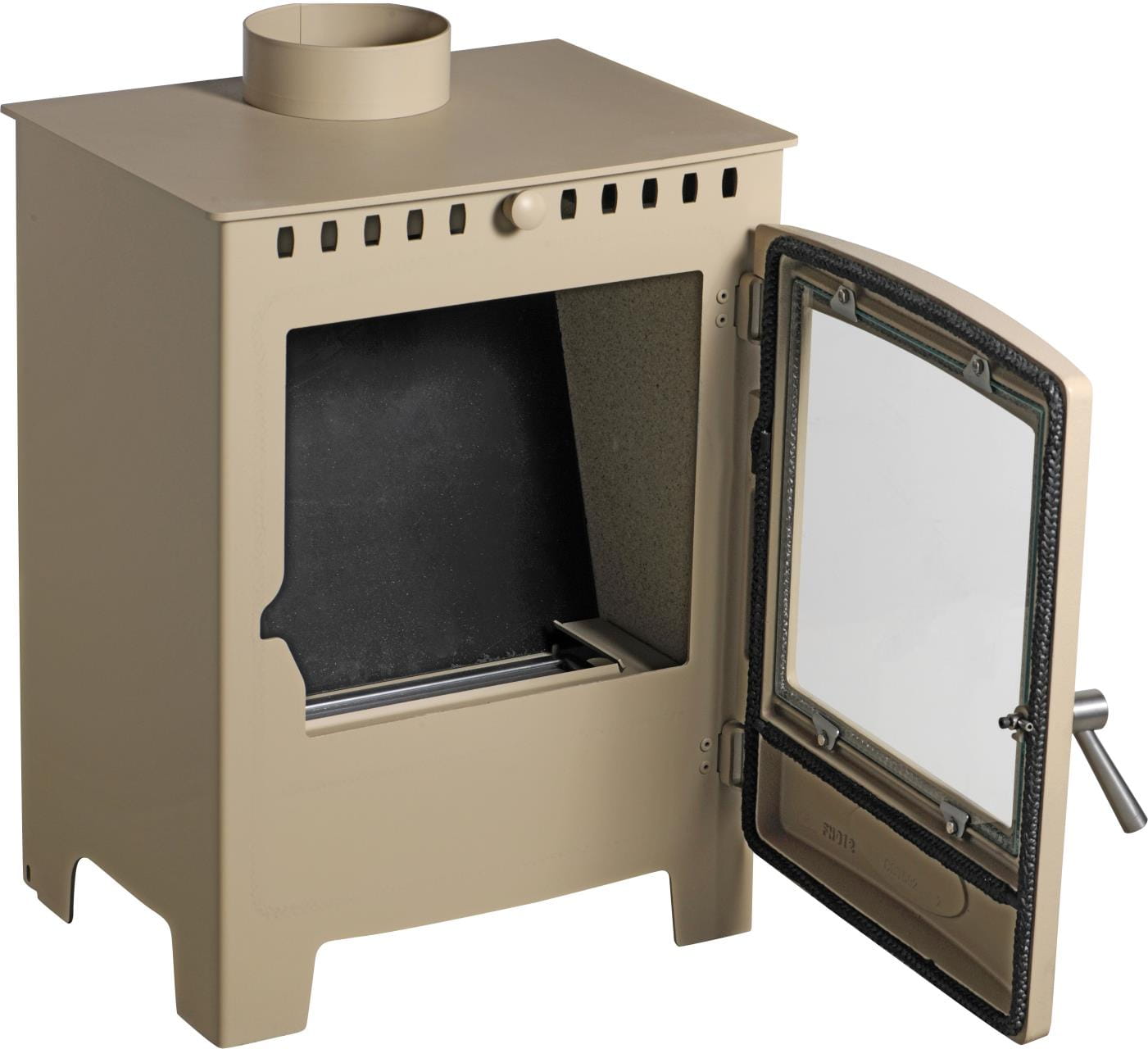 ARADA Bioethanol-Ofen HAMLET SOLUTION 5 - Farbe CLAY - mit optionalem Flansch