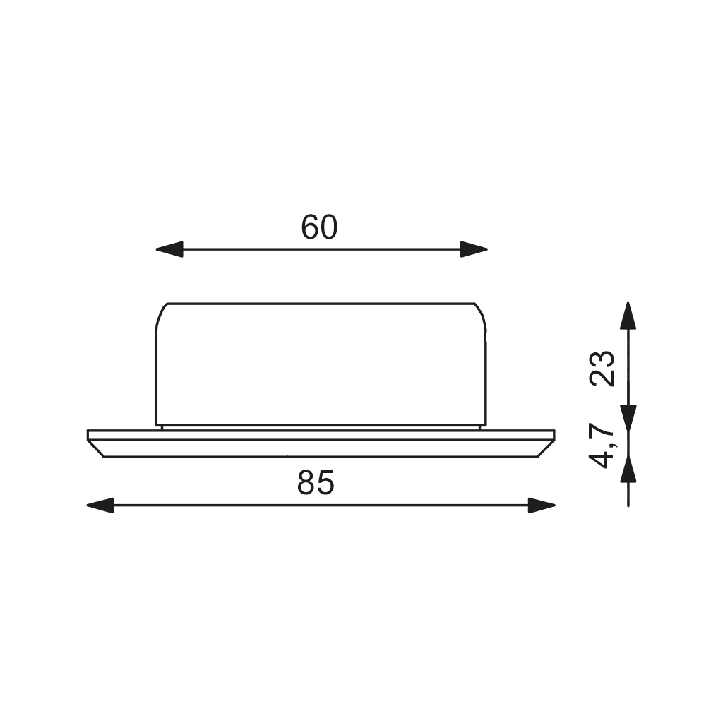 4034*31 PREBIT EB33-3 LED Cockpitleuchte Maße 4034*31 PREBIT EB33-3 LED Cockpitleuchte Maße