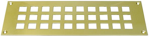 4736*01 Lüftungsbleche quadratische Stanzung Rectangular vent plate