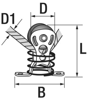 1193*14 1-scheibiger "stand up" HS-Kugellager-Block Stand up single sheave ball bearing block