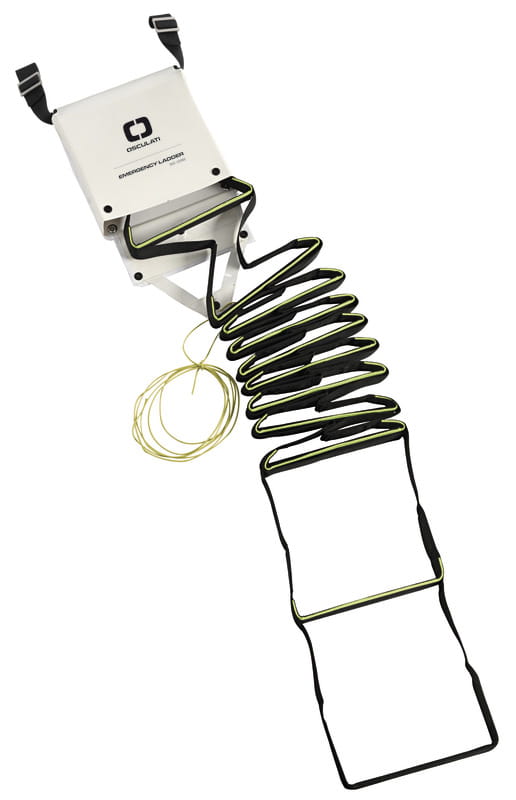 1063-004 OSCULATI EMERGENCY LADDER in weißer Tasche OSCULATI EMERGENCY LADDER Rettungsleiter