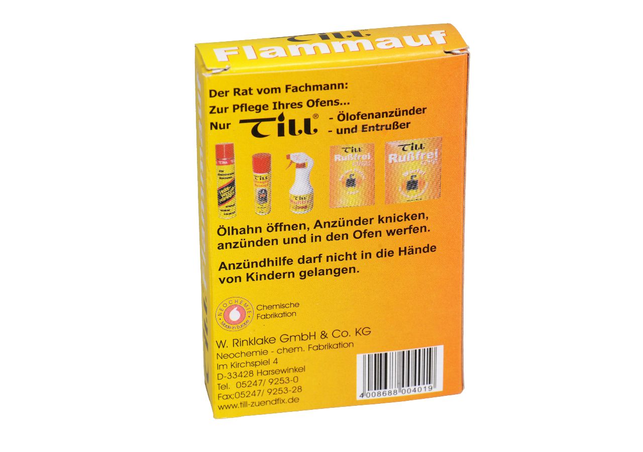 Oil heater starter FLAMMAUF