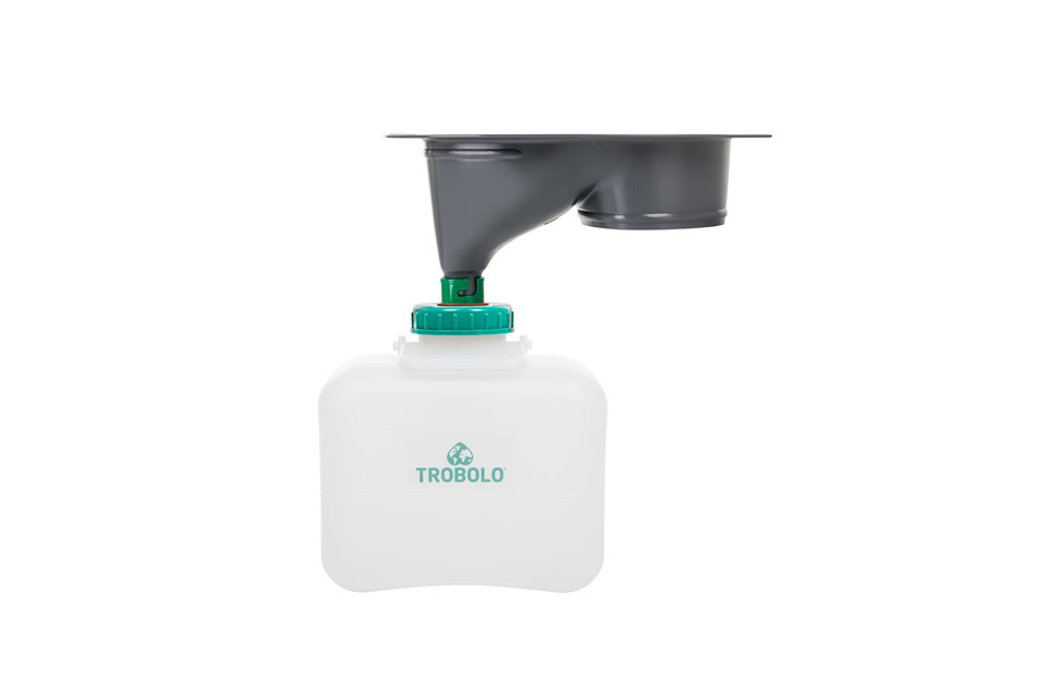 4603-305 TROBOLO Ausschwapp-Stop für Flüssigkeitsbehälter der Kompost-Trenntoilette TROBOLO accessories for compost separating toilet