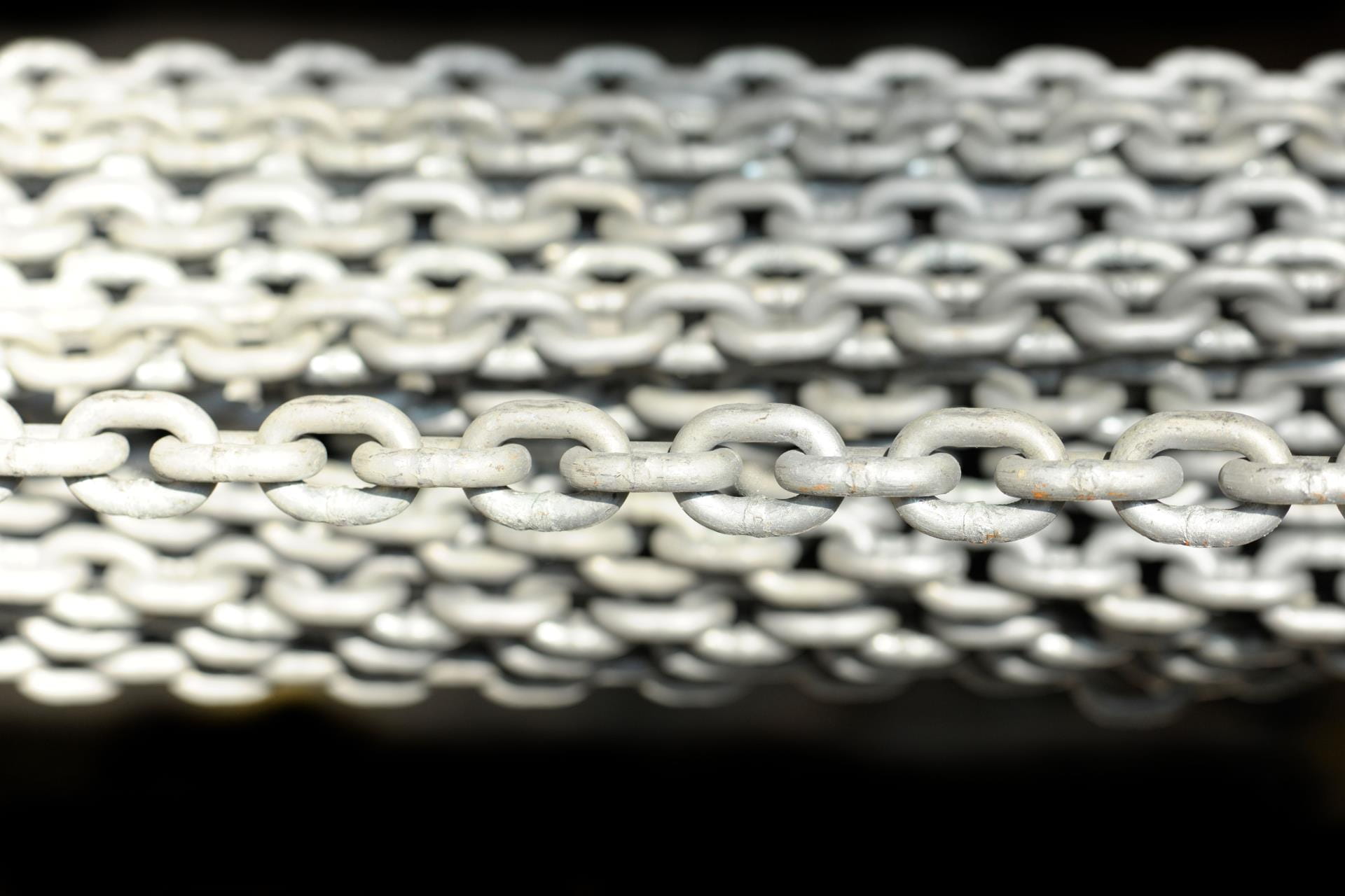 1239*01 AQUA7 hochfeste Qualitäts-Ankerkette feuerverzinkt GRADE 70 High-tensile hot-dip galvanised anchor chain