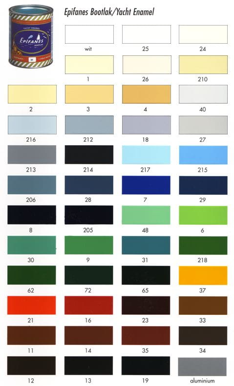 EPIFANES Bootslack Farbig