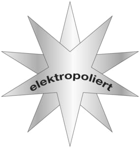 1259*03 CROMOX Ankerkette aus Edelstahl GK6 elektropoliert