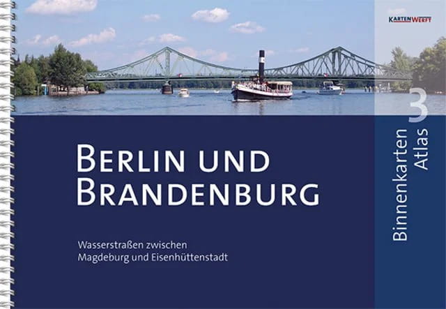 9023-003 KARTENWERFT BinnenKarten Atlas 3 Berlin und Brandenburg KARTENWERFT Inland Charts Atlas