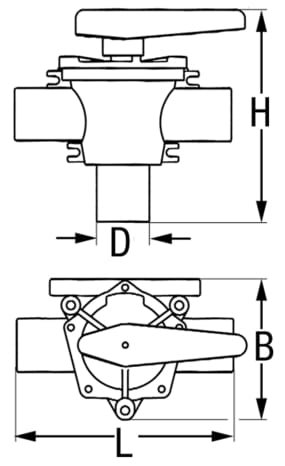 Zwei-Wege-Ventil WHALE