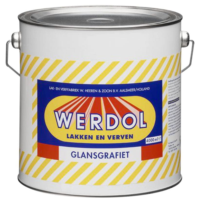 2058-504 WERDOL Glanzgraphitlack 4l