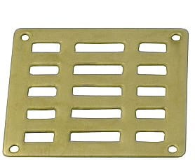 4736-040 Lüftungsblech mit länglicher Stanzung Rectangular vent plate