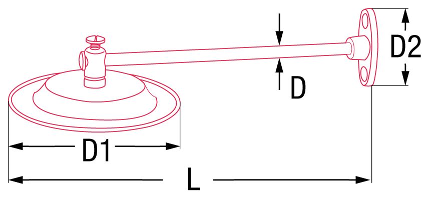 4140*02 Rauchfänger justierbar