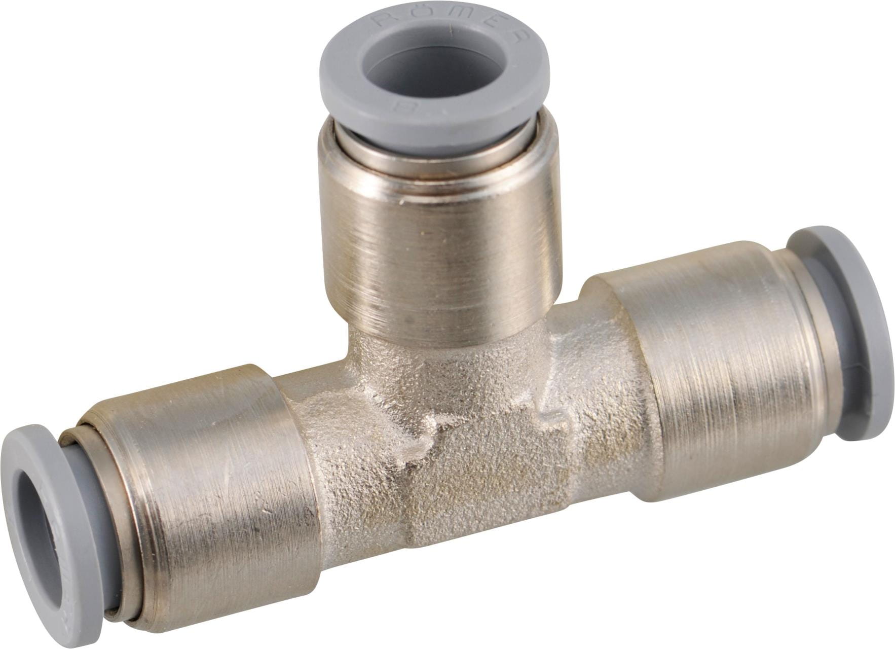 3421-106 T-Kupplung 1/4" für 6x8mm-Druckluftleitung Verbinder für 6x8 mm-Druckluftleitung