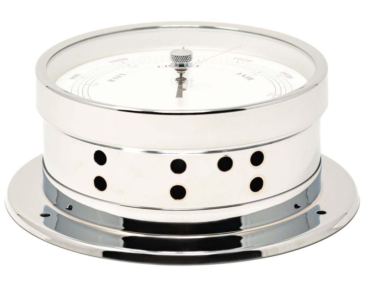 3451-300 FISCHER 1610B-47 Barometer aus verchromtem Messing