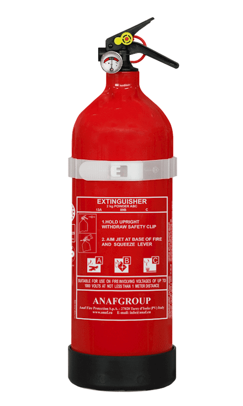 ANAF PS2-YM ABC powder fire extinguisher 2 kg with pressure