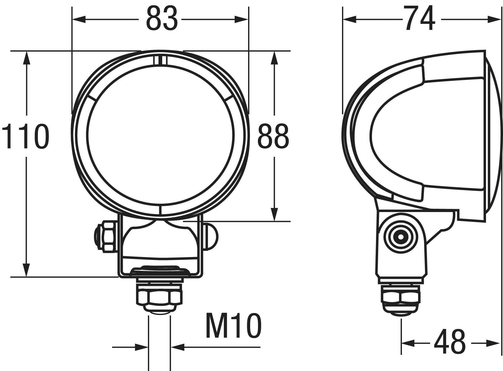3254*03 HELLA Suchscheinwerfer Module 70 Gen 4 - Bild 2