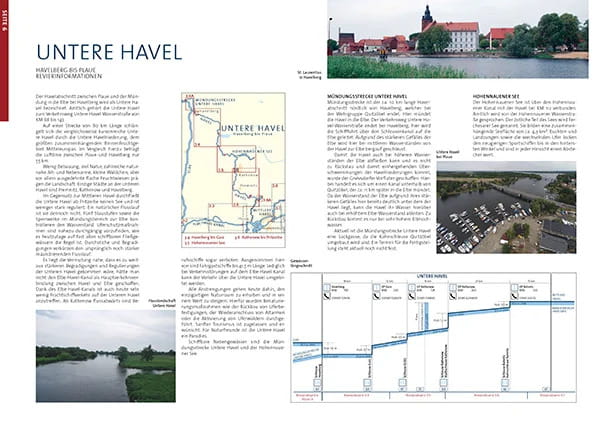 9023-003 KARTENWERFT BinnenKarten Atlas 3 Berlin und Brandenburg KARTENWERFT Inland Charts Atlas