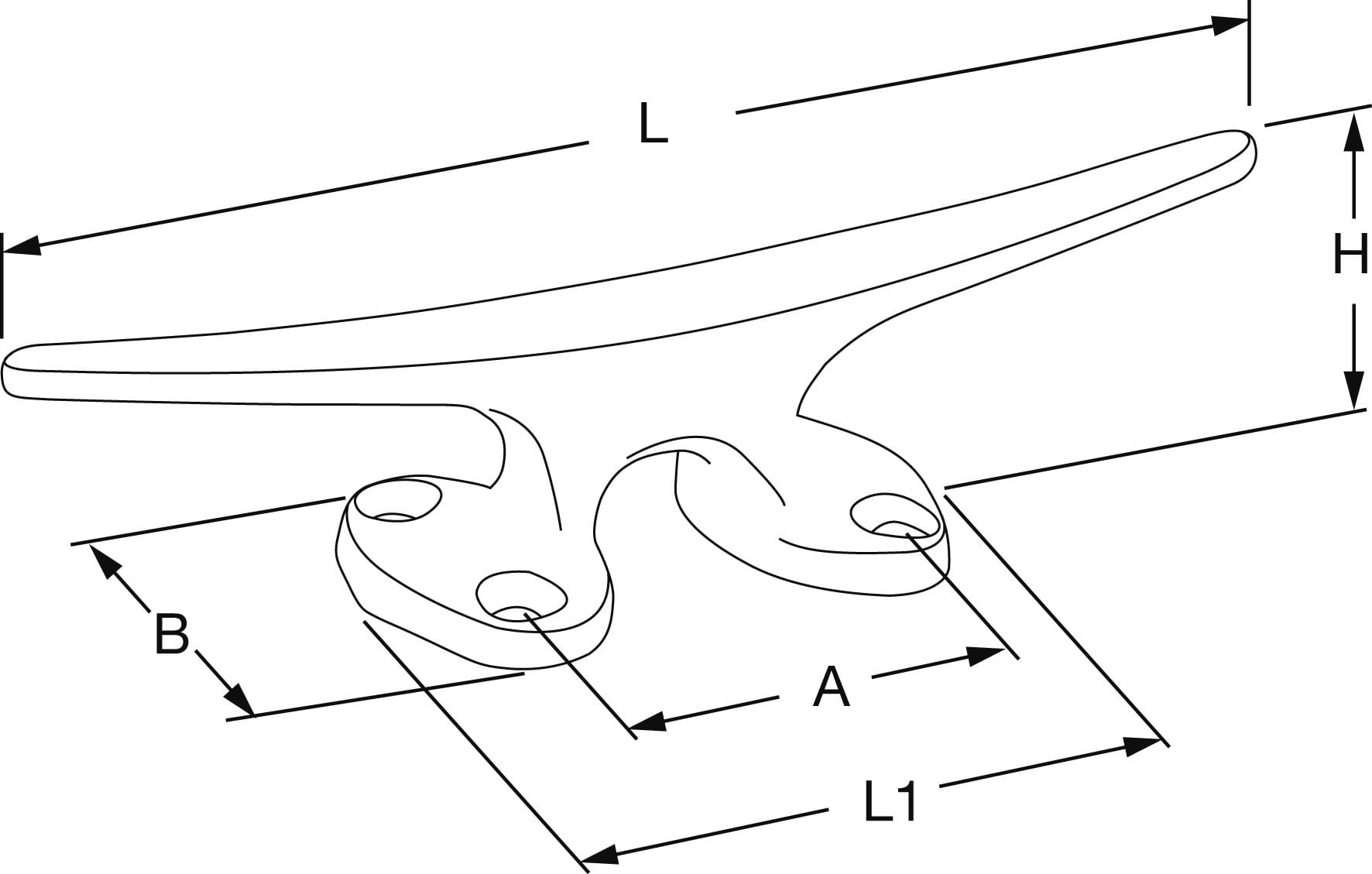 1624*01 Klampe Messing oder Messing verchromt