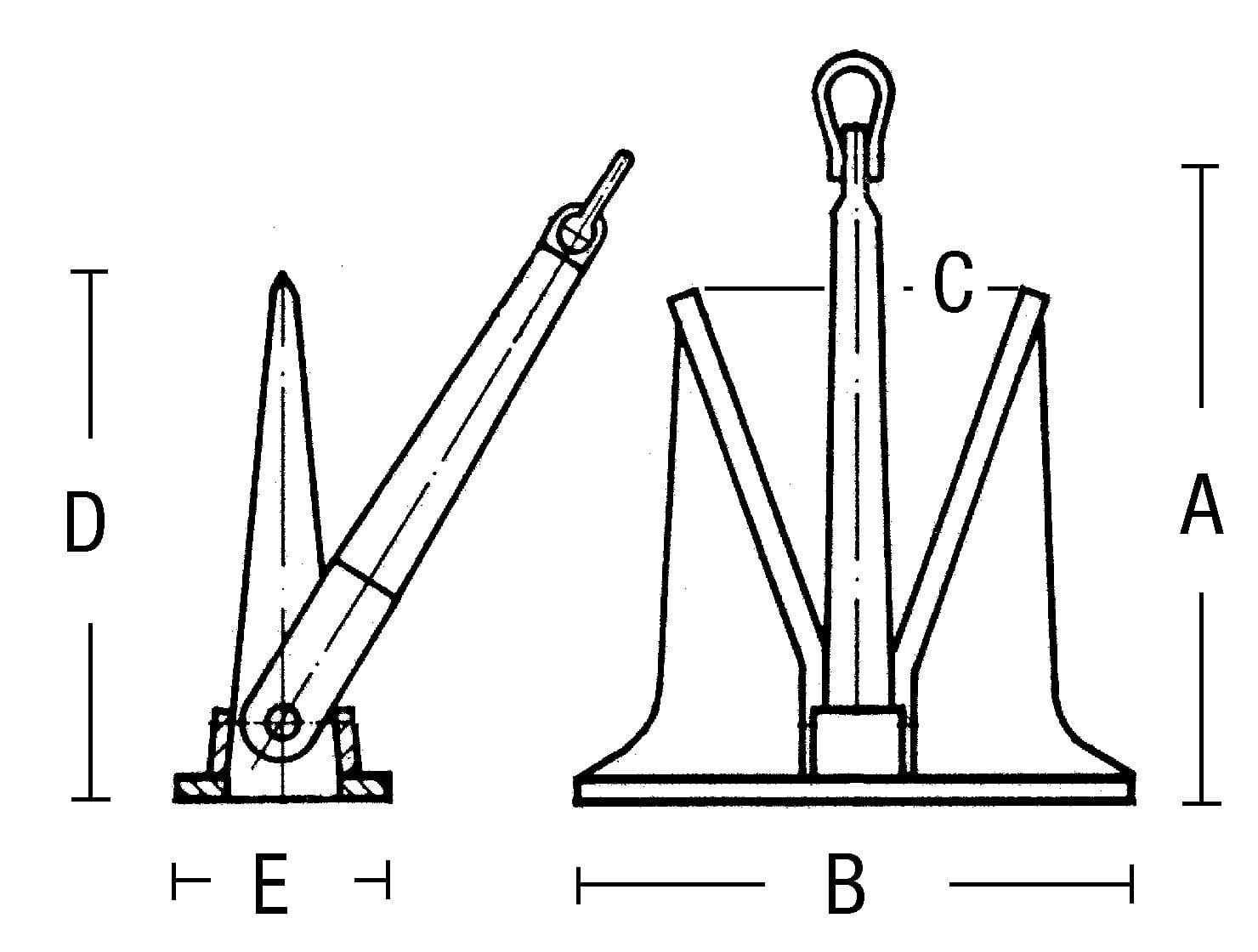 1837*01 Klipp-Anker BRIC-Anker feuerverzinkt
