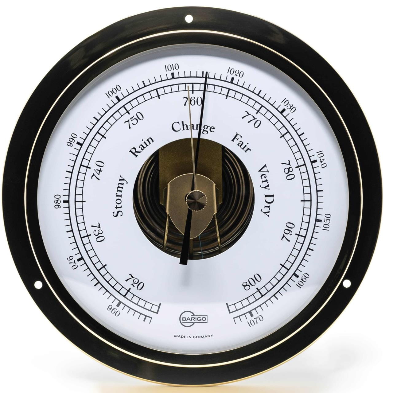 3457-000 BARIGO VIKING Barometer Messing BARIGO VIKING 111MS Barometer in polished brass