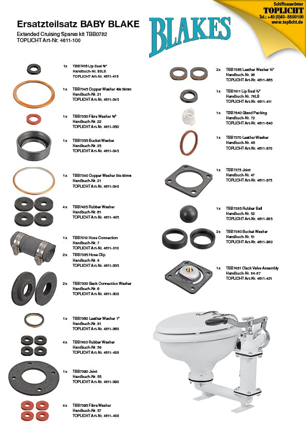 Service-kit for BABY BLAKE