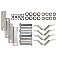 Mounting kit wall housing for pipes / railing