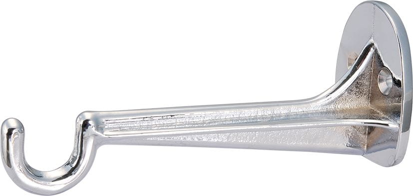 3995-504 Glockenhalter gerade 140mm aus Messing verchromt Glockenhalter gerade