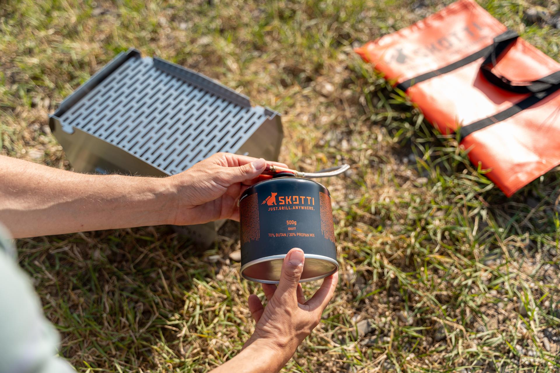 SKOTTI gas 500g screw cartridge