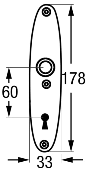 4183*05 Ovalschilder für Yacht-Schlösser