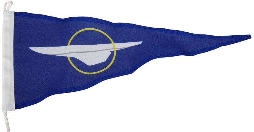 6008*01 Wimpel FREUNDESKREIS KLASSISCHE YACHTEN Wimpel FREUNDESKREIS KLASSISCHE YACHTEN
