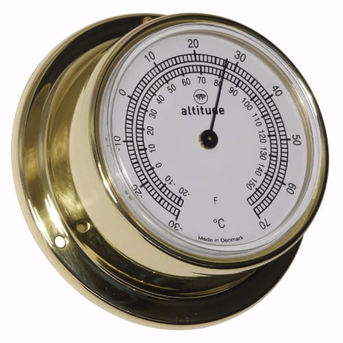 3464-008 ALTITUDE 838T Thermometer aus poliertem Messing