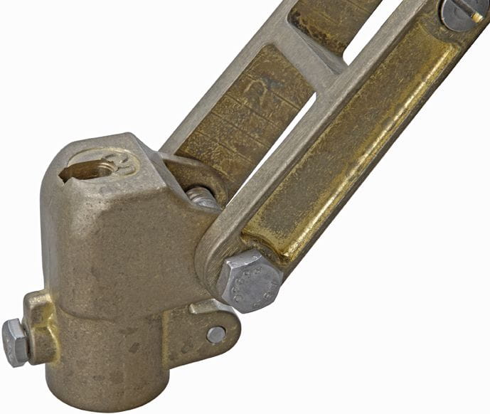 Pinnenbeschlag leicht aus Bronze SPARTAN Pinnenbeschlag leicht aus Bronze SPARTAN