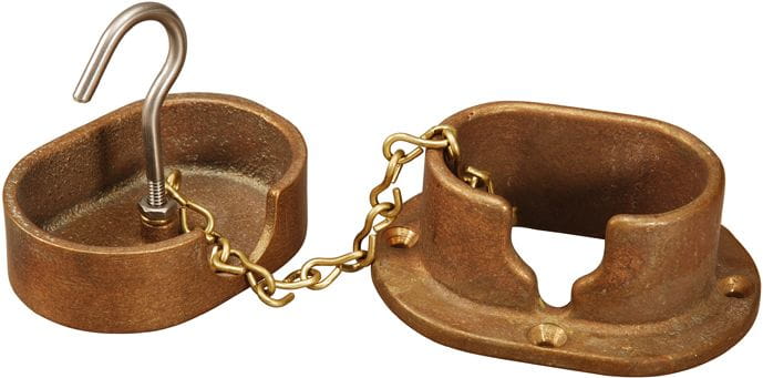 1380*11 Ketteneinlauf oval Bronze SPARTAN