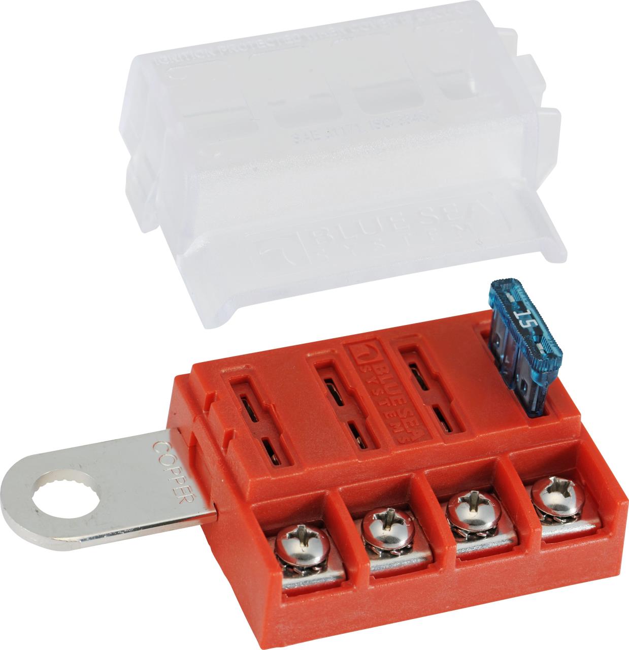 Fuse block for battery pole BLUE SEA Fuse block for battery pole BLUE SEA