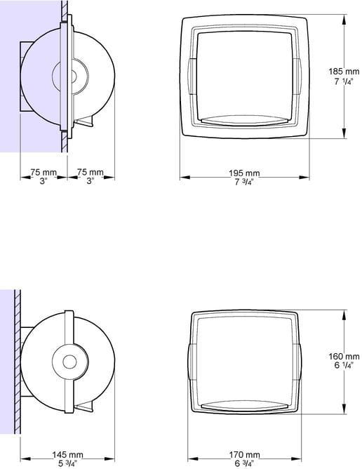 6310*01 Toilettenpapierspender DRYROLL OCEANAIR Toilet roll holder DRYROLL OCEANAIR