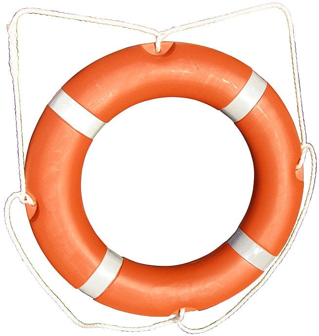 3203-476 MED zertifizierter 4kg-Rettungsring aus Hartkunststoff
