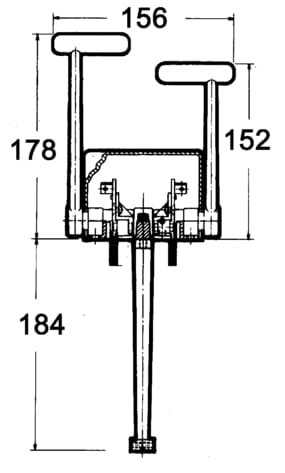 4206*01 Zweihebel - Pultschaltung KOBELT 2009 (1 Maschine)