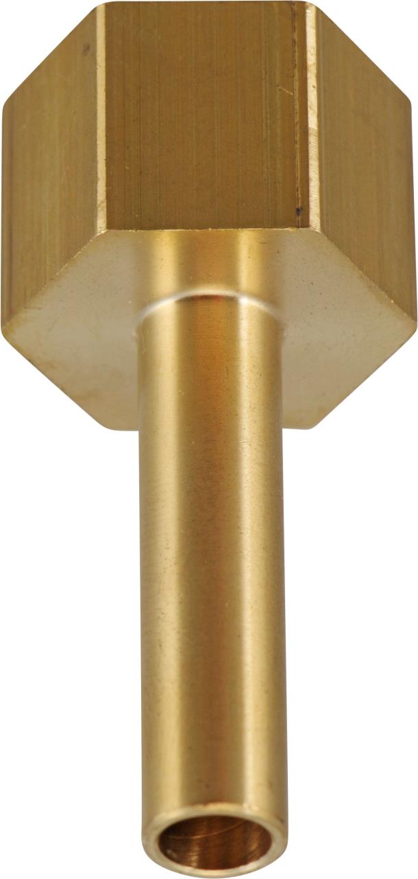 4730-100 Gasanschlussadapter 5/8“ auf 8 mm Rohrstutzen Gasanschlussadapter 5/8“ auf 8 mm Rohrstutzen