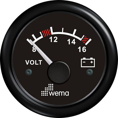 3470-005 WEMA analoges Voltmeter Analoges Voltmeter 8-16V WEMA