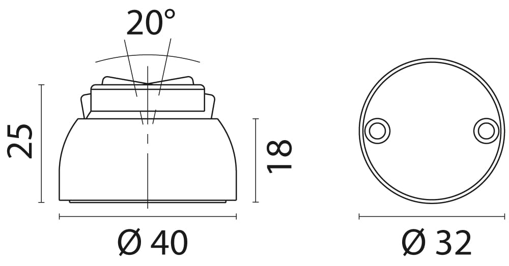 4068*02 FORESTI Magnet-Türhalter, kurz FORESTI Magnet-Türhalter, kurz