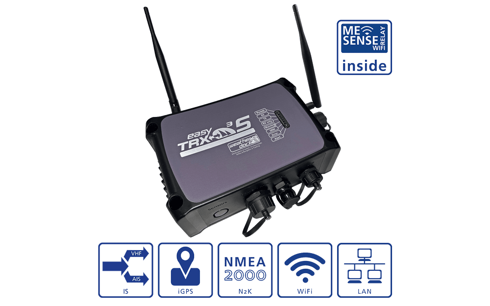 3920-219 WEATHERDOCK AIS-Transponder easyTRX3-S ME SENSE / WiFi / LAN
