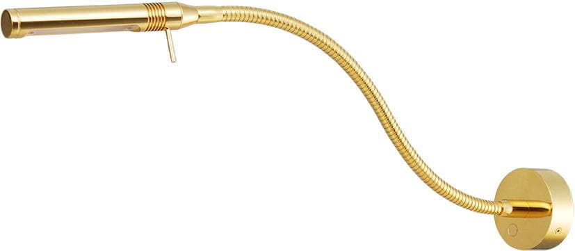 4034-306 PREBIT Kartenleuchte Flex 07, vergoldet PREBIT Kartenleuchte Flex 07