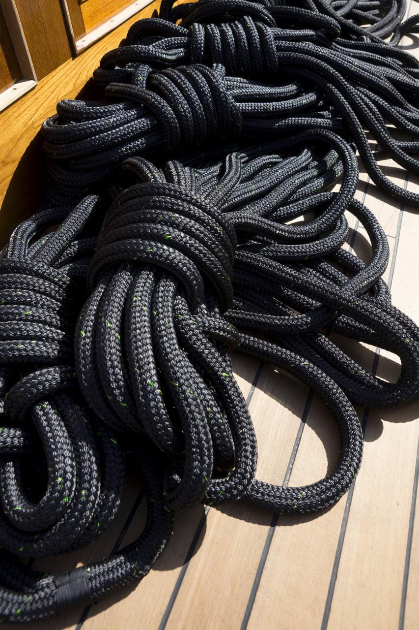6075*02 GRRENLINE BLACK recyceltes rPET-Tauwerk GREENLINE BLACK rPET-Tauwerk