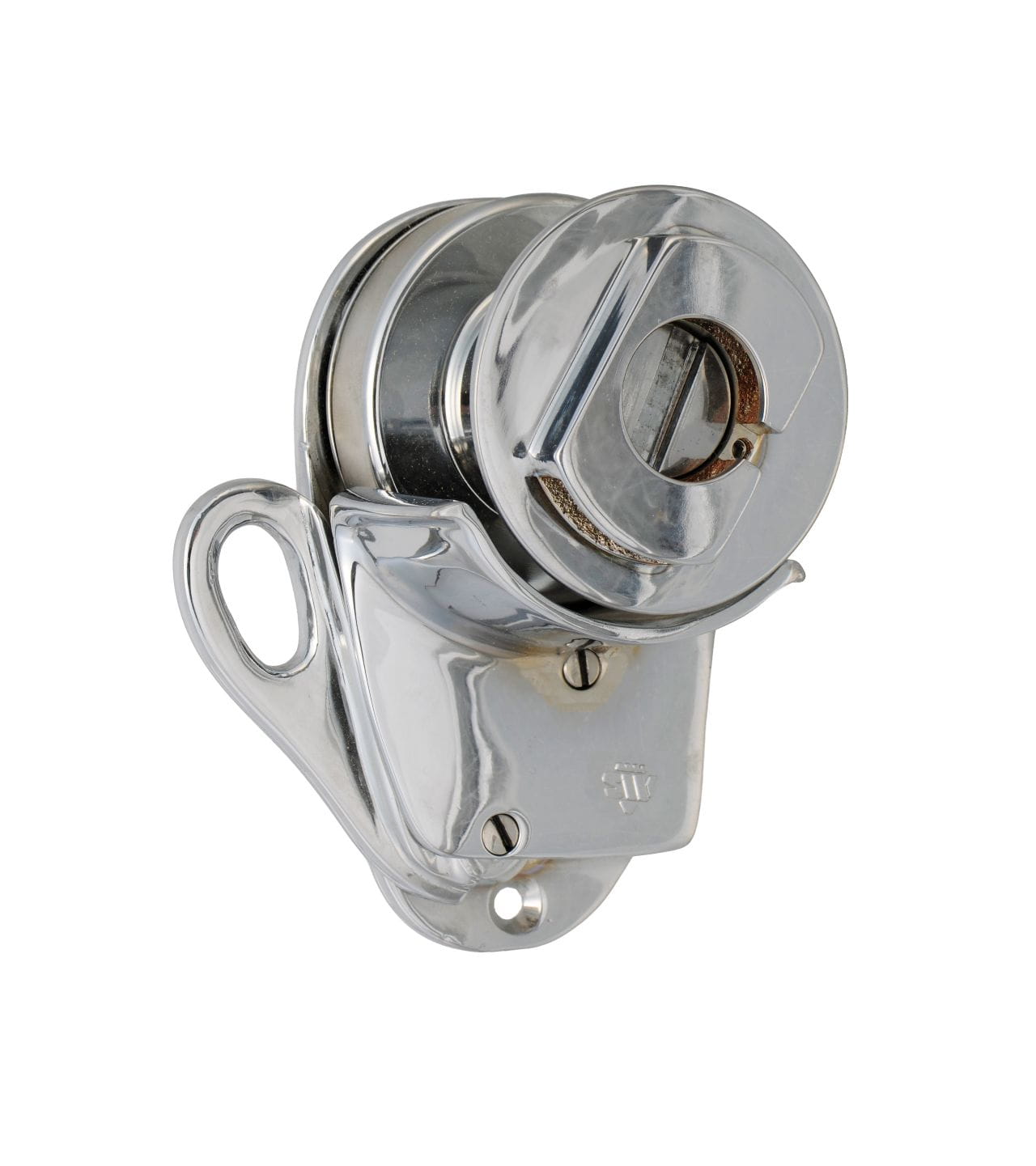 1880-744  Bronze-Fallwinde WILMEX Nr.1 rechtsdrehend Bronze verchromt