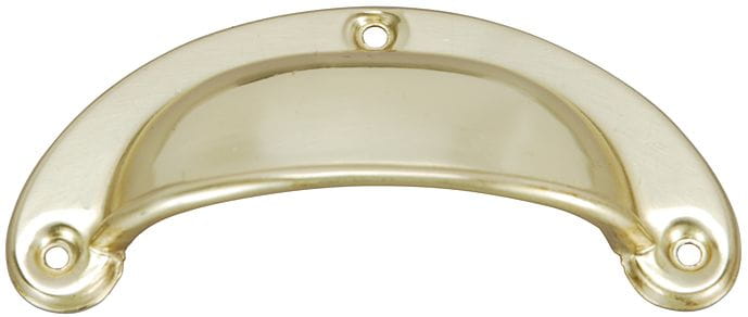 4747-071 Muschelgriff glatt aus Messing