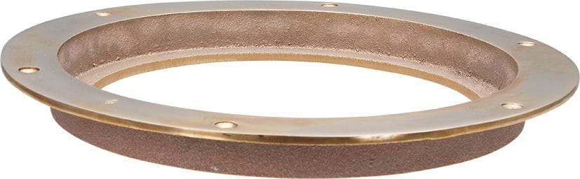 2417-200 Einbaurahmen für Deckslicht DAVEY 2417 Bronze poliert