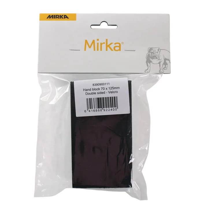 2380-005 MIRKA Hand-Schleifblock 70x125mm Grip 2 Seiten Weich/Hart