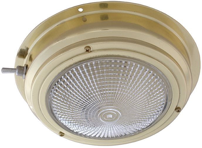 4529-141 Innenleuchte 12V Messing mit Kippschalter 4529-141 Innenleuchte 12V Messing mit Kippschalter