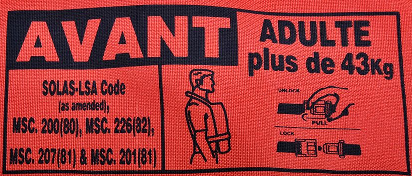 SOLAS-2010 life vest 150N LSA Code/MED SOLAS-2010 life vest 150N LSA Code/MED